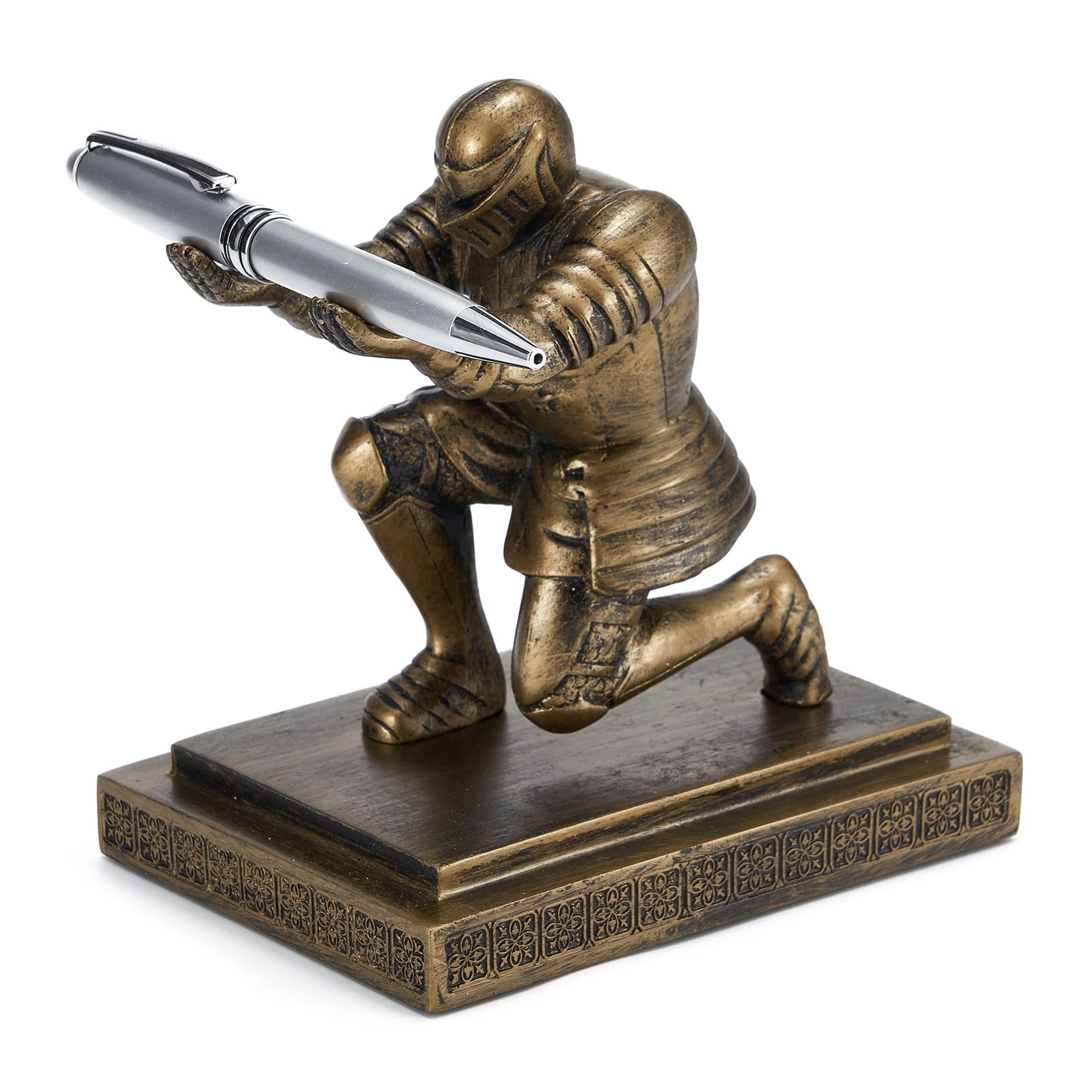 ThreeH Knight Pen Holder With Desk Organizer Accessories - Decoration Stand as Great Gift for Office Stationery