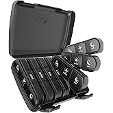 Pill Organizer 3 Times a Day, Fullicon Weekly Pill Case 7 Day, Large Daily Pill Box with 21 Compartments, Pill Dispenser Supp