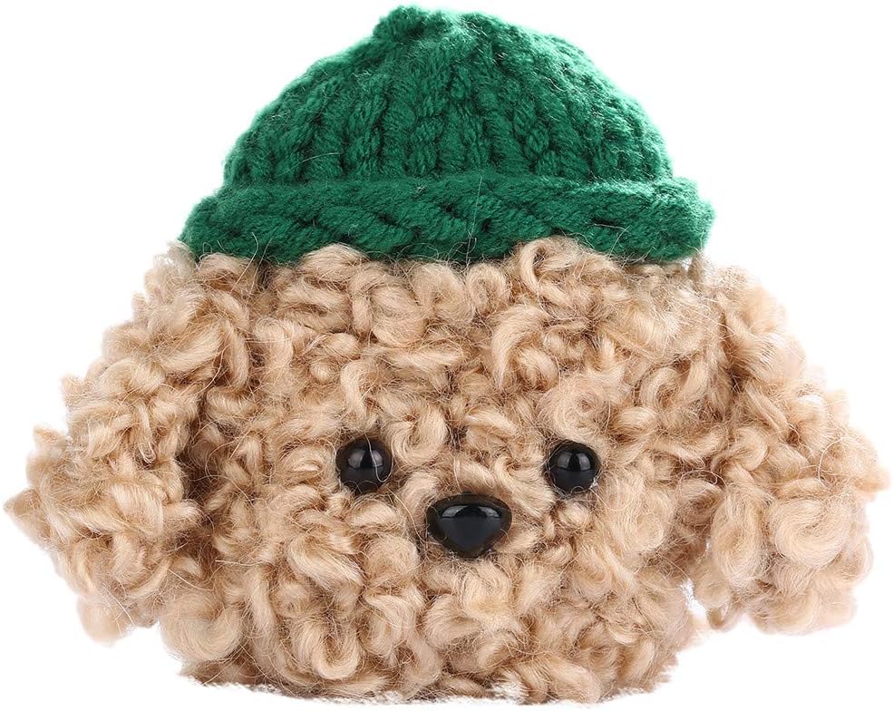 Redgiants - Creative Teddy Dog Plush Doll Protective Cover Compatible with Airpods 1/2, Fluffy Cute Funny Anti-Fall Shockproof Protector Case Skin, Idea Gift