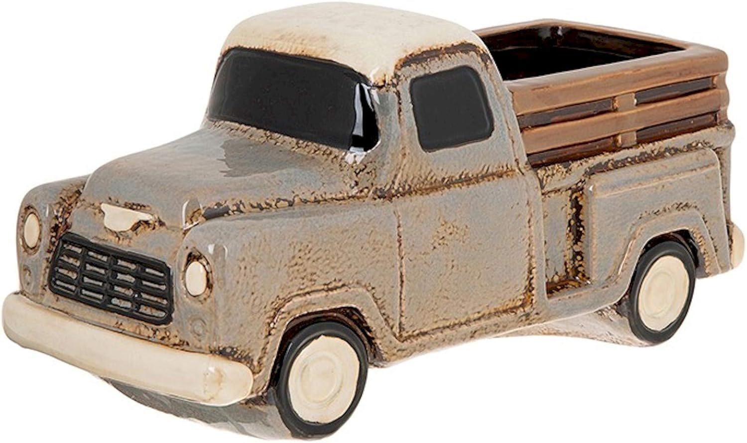 Village Pottery Truck Planter, Multicolor, 25 cm x 10 cm x 12,5 cm