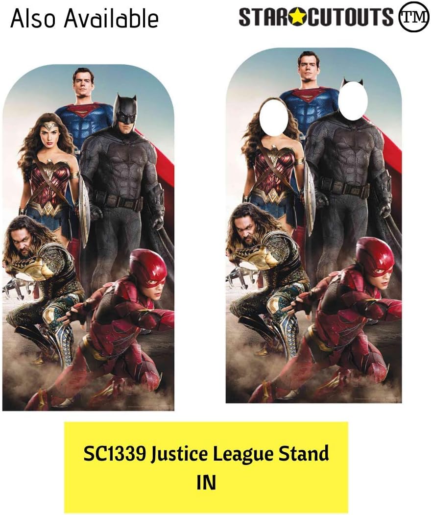 SC843 Superman Selfie Cardboard Cutout Stand In Perfect for Superman Parties Superhero Events and Fans Height 168cm Width 96cm - Image 5
