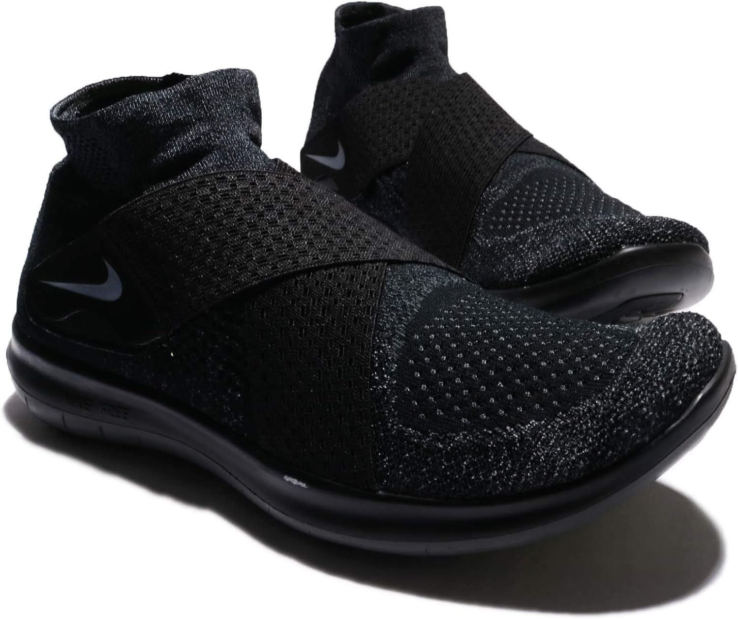 Amazon Com Nike Men S Free Rn Motion Flyknit 2017 Running Shoe Black Dark Grey Anthracite Volt 11 5 Basketball