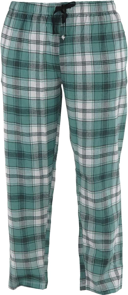 green tartan plaid pants