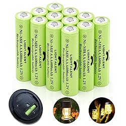 Lightalent Ni-MH AAA Rechargeable Batteries, Triple
