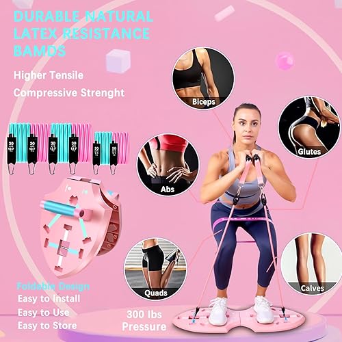 LALAHIGH Home Workout Equipment for Women, Multifunction Push Up