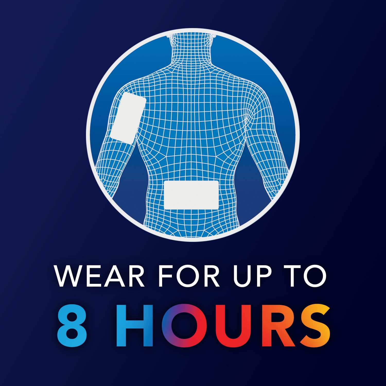 Icy Hot Original Pain Relief Patch Variety Pack with 5% Cooling Menthol for Fast-Acting Muscle and Joint Pain Relief, 5 Medium and 5 Large Comfortable Fabric Patches, 10 Ct.