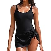 Buauty One Piece Swimdress Swimsuits for Women Tummy Control Swim Skirt Bathing Suit for Women 2026