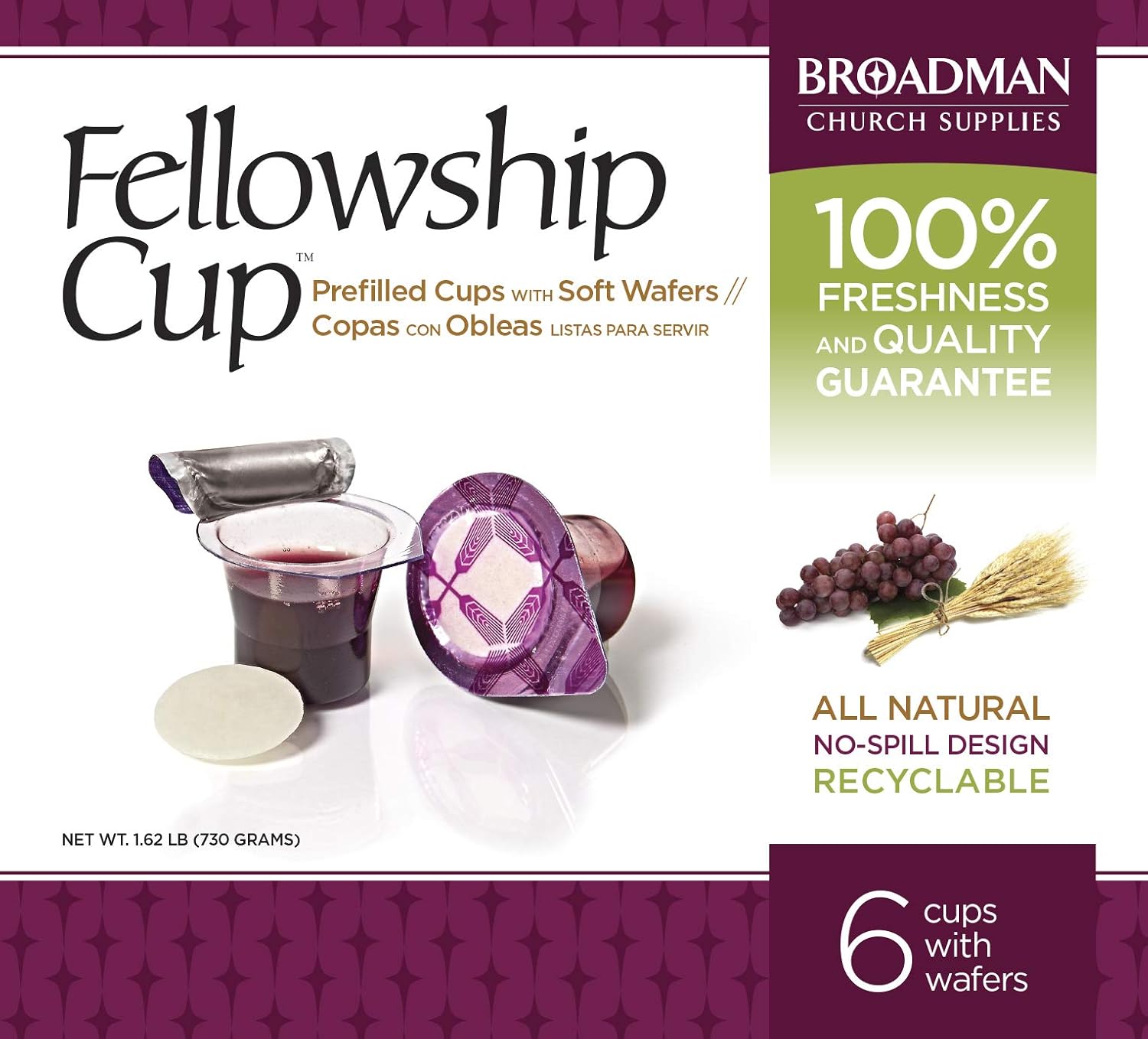 Fellowship Cup Prefilled Communion Cups 6 Count Box Amazon.co.uk