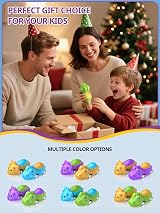 Inspireyes Kids Walkie Talkies 2 Pack Dinosaur Toys 3 7 48H Rechargeable view 8