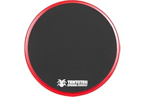 TENTOTEN Drum Pad 11 Inch, Padded Drum Practice Pad 2-Sided 0.4" Thicken Foam Pad & 0.59" EVA Mat, Portable Piactice Drum Pad