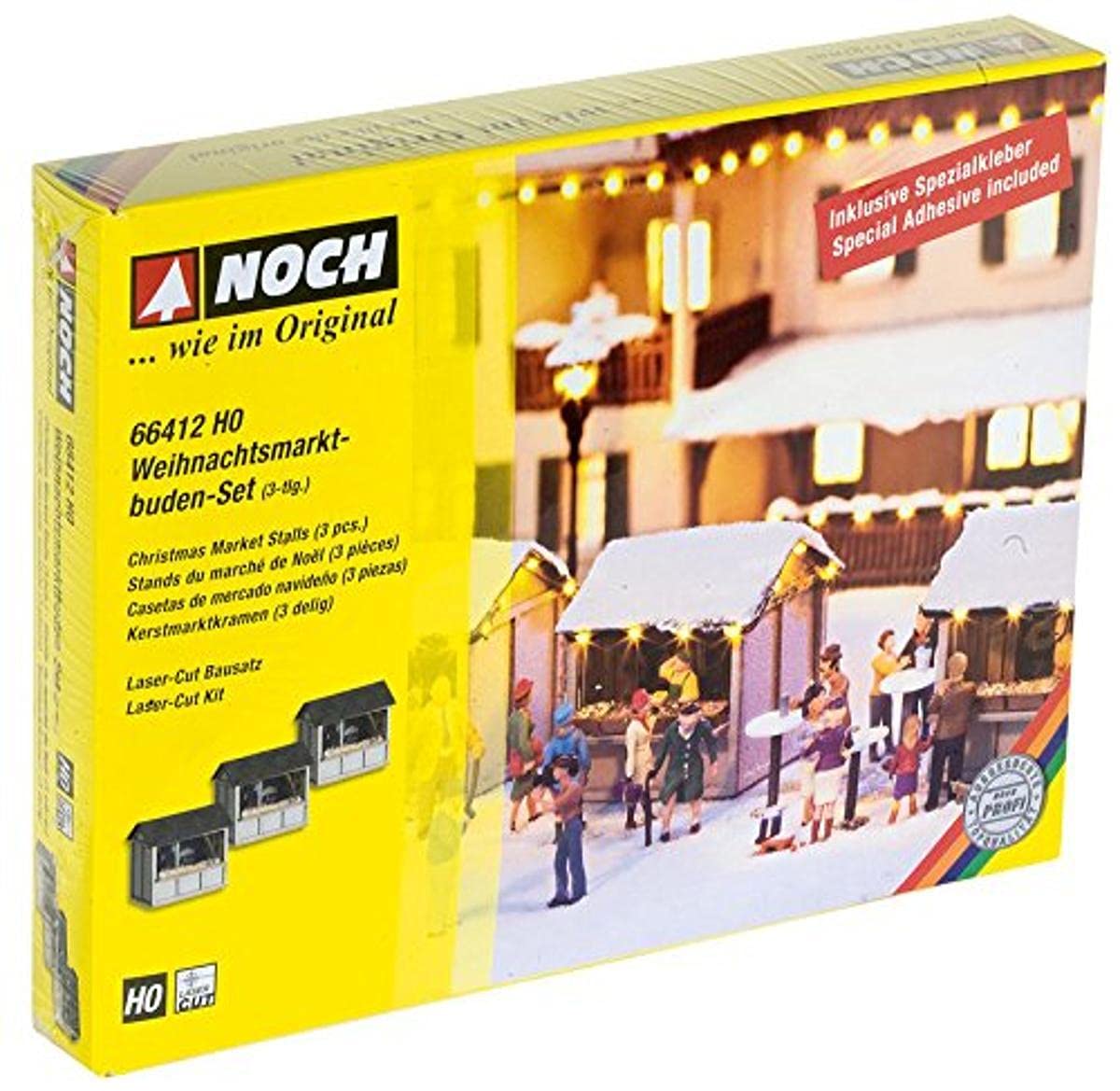 Noch 66412 Christmas Market Stalls Landscape Modelling