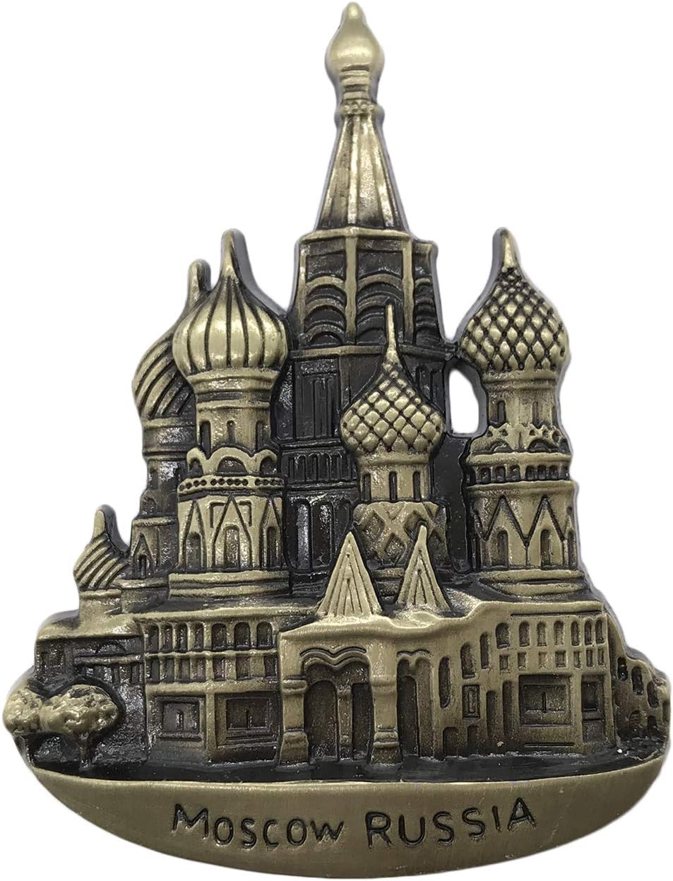 3D Moscow Russia Metal Refrigerator Magnet Travel Souvenirs Fridge Magnet Home and Kitchen Decoration Magnetic Sticker Collection