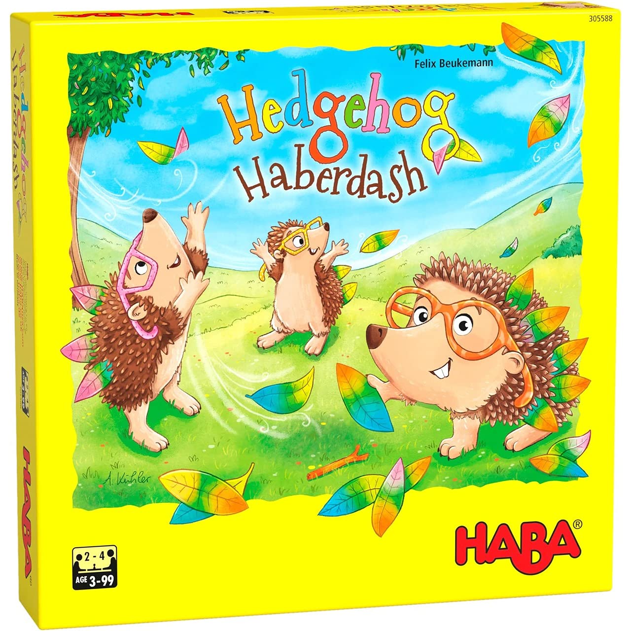 HABA Hedgehog Haberdash | Colour-Matching Memory Game for Kids Ages 3+ | Fun Early Learning Game | Matching & Memory Skills | Family-Friendly Preschool Game | Made in Germany
