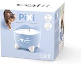 Catit PIXI Cat Drinking Fountain Blue with Triple Action Filter LED Nightlight view 2