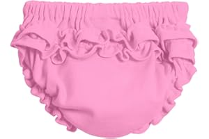 CITY THREADS Girls Soft Cotton Ruffle Diaper Cover