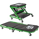 Pro-LifT C-2036DG Mechanic Creeper, Black/Green | 300 Lbs