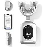 Feno Smartbrush Electric Toothbrush for Adults, Oscillating, Rechargeable | AI-Powered Toothbrush, App Connected, Personalized Mouthpiece, 20-Second Deep Clean, Foam Toothpaste Included, Smart Brush