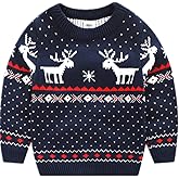 REDODECO Childrens Cotton Christmas Ugly Sweater Pullover Outfit Jumper for Christmas Party Photograph Best Gift