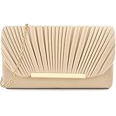 TINDTOP Clutch Purses for Women Evening Handbags for Formal Wedding Party Cocktail Prom Crossbody Shoulder Envelope Bag