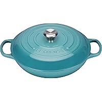 Le Creuset Enameled Cast Iron Signature Braiser, 2.25 qt., Caribbean