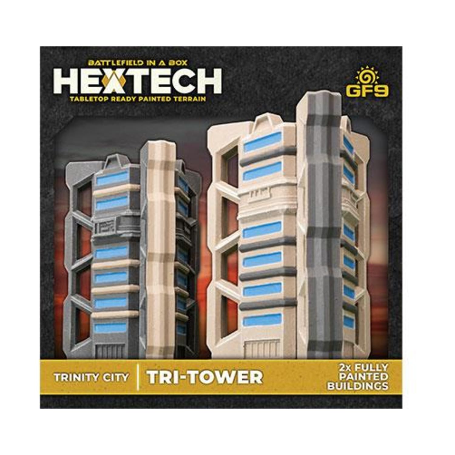 Gale Force Nine Trinity City - Tri-Tower (miniature-table-games, game, Resin, Plastic, Adult, 144+ years)