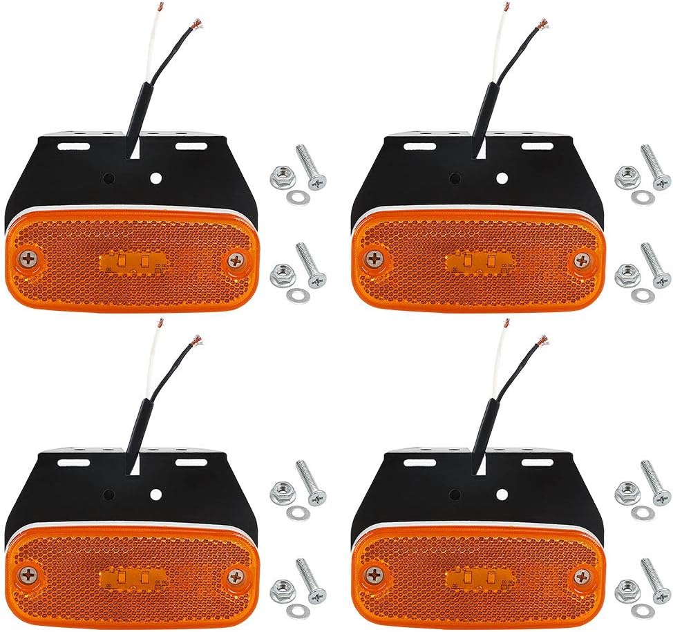 50 Luci Di Segnalazione Laterali Rotonde A LED Da 3/4 Di - Foto 10