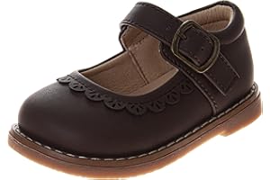 Josmo Baby Girls Maryjane Flats Slipon - Newborn Infant Formal Dress Shoes School Mary Janes (Size 3-8 Infant-Toddlers)