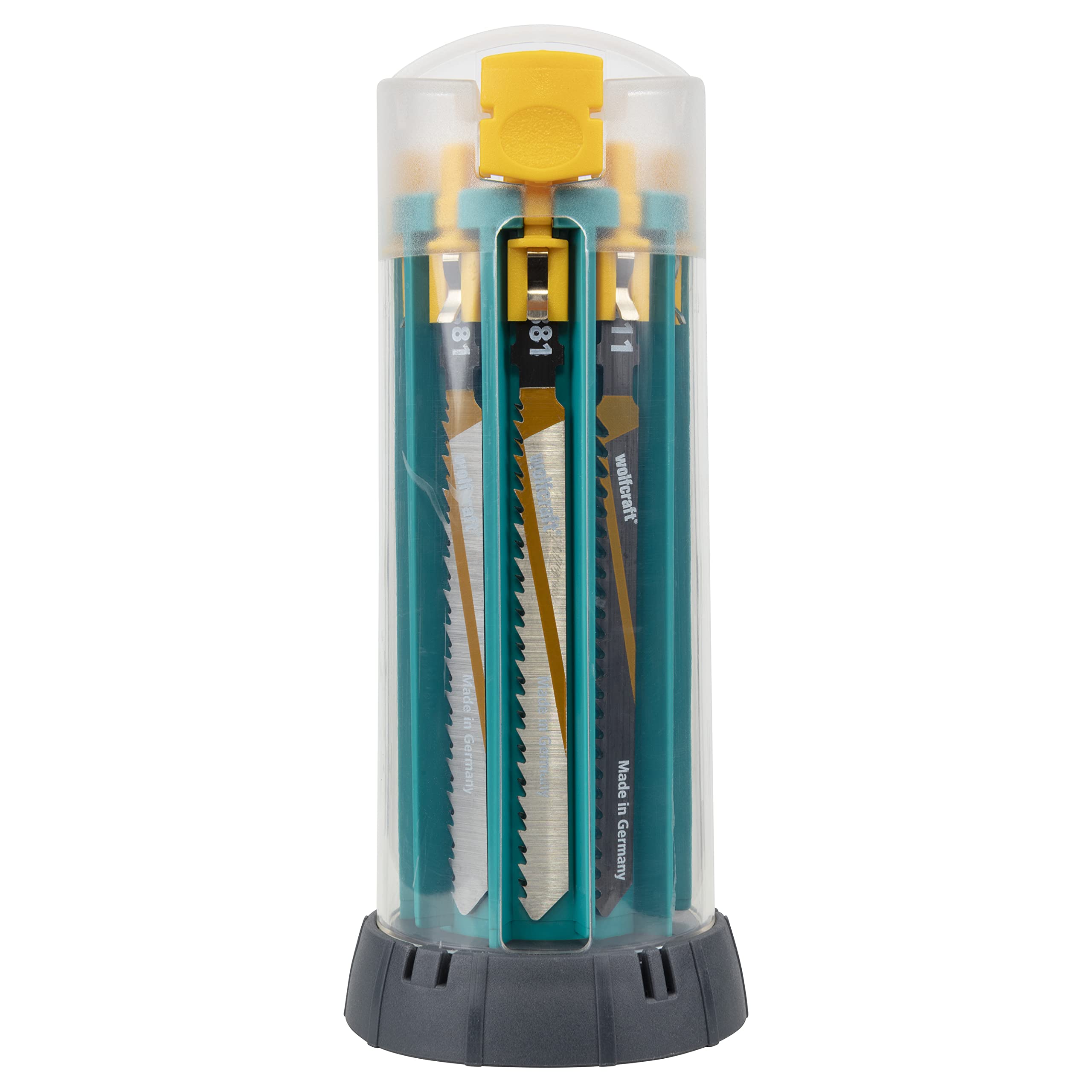 wolfcraft Jigsaw Blade Set 10 Pcs., T-Shank I 3559000 I The Starter Box for All DIY Enthusiasts