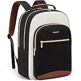 LOVEVOOK Laptop Backpack for Women, 15.6 Inch Work Business Backpack Purse for Teacher, Waterproof Nurse Bag College Bookbag for School, Casual Personal Item Travel Bag College Daypack