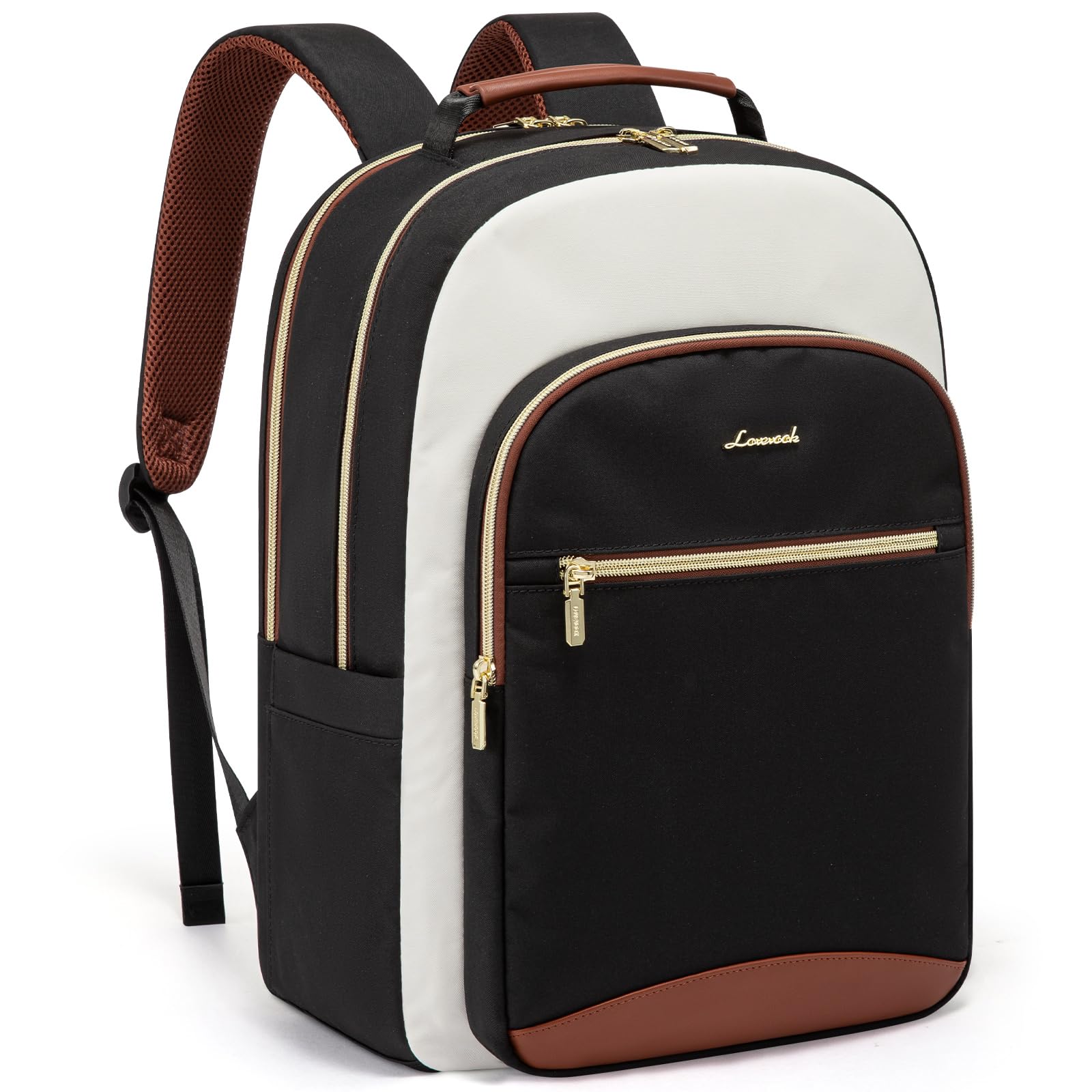 Photo 1 of LOVEVOOK Laptop Backpack for Women, 15.6 Inch Work Business Backpack Purse for Teacher, Waterproof Nurse Bag College Bookbag for School, Casual Personal Item Travel Bag College Daypack