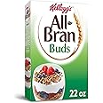 Kellogg's All-Bran Buds, Breakfast Cereal, Wheat Bran, Excellent Source of Fiber, 22oz Box