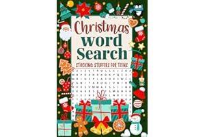Stocking Stuffers for Teens: Christmas Word Search: 1200+ Festive Words: Holiday Word Find Puzzles for Teens: Fun Christmas Activity Book for Girls and Boys