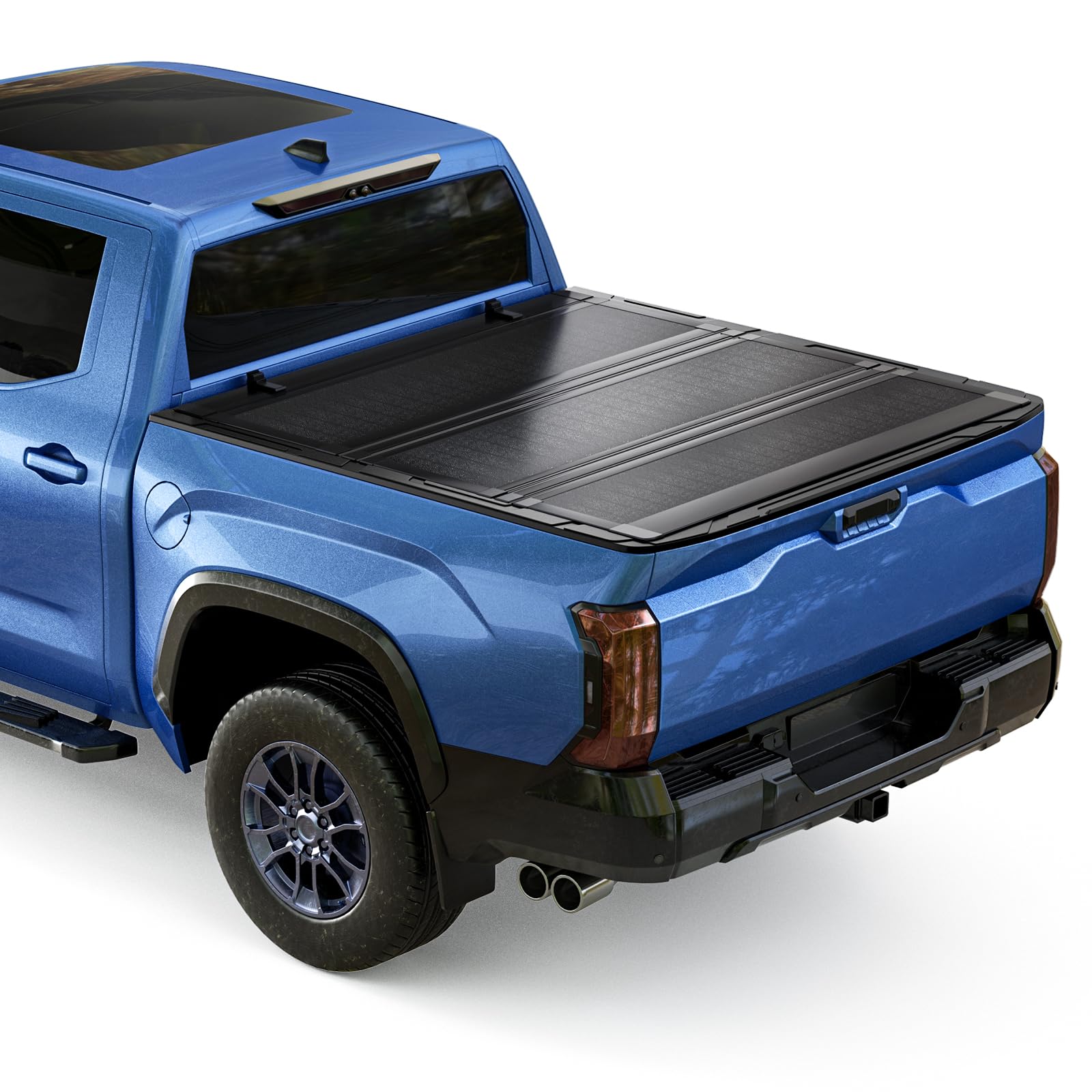 Photo 1 of **MAJOR DAMAGE**
King Low Profile Flip Up Truck Bed Tonneau Cover for 2022-2026 Toyota Tundra 5' 6" Bed w/OE Rail System (66.7")