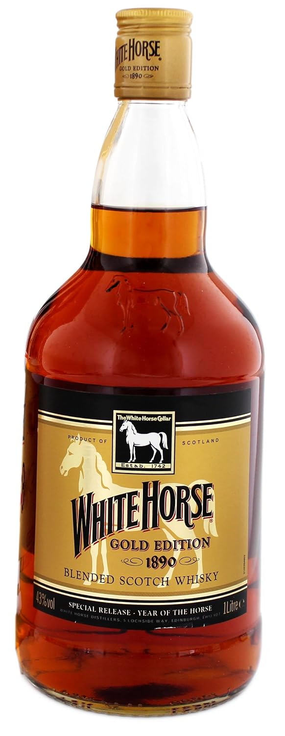 White Horse Gold Edition Blended Scotch Whisky 100 cl Amazon.co.uk Grocery