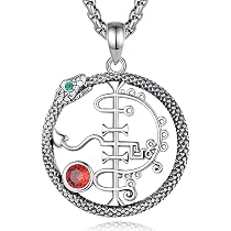 Amazon.com: INFUSEU Asmodeus Sigil Goth Necklace Gothic Jewelry ...