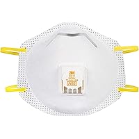 3M 8511 Sanding and Fiberglass N95 Cool Flow Valved Respirator, 5-Pack