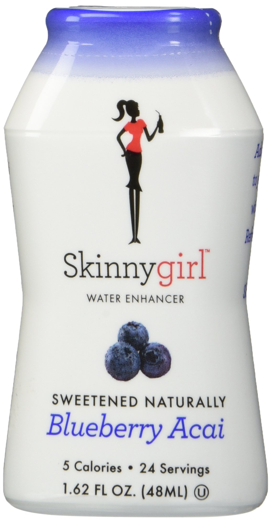 Skinnygirl Blueberry Acai Water Enhancer - Sweetened Naturally - 2 Pack (1.62oz Each Bottle)
