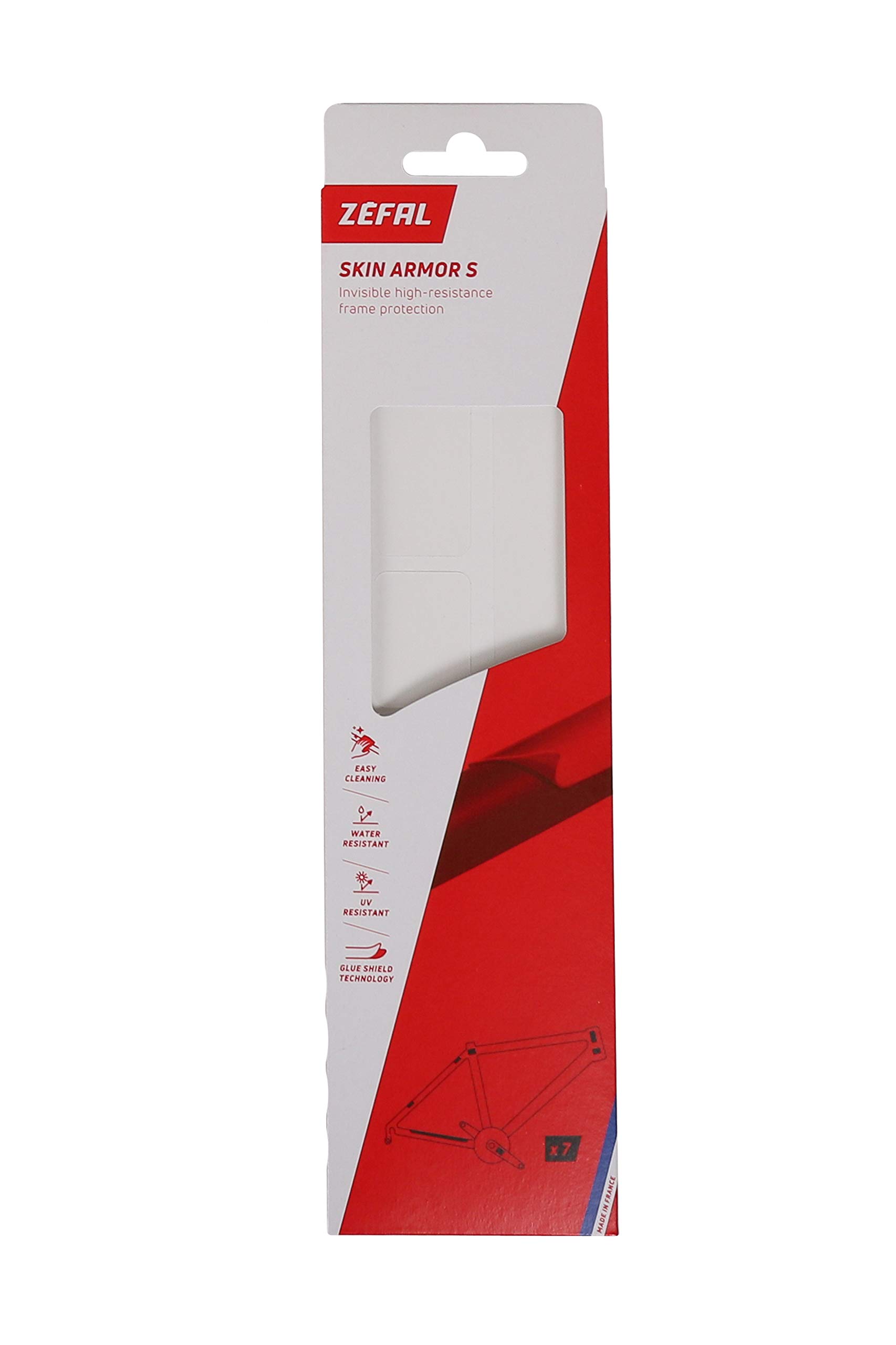 Zefal Skin Armor Frame Protection Sticker, Transparent, Small (7 Stickers) — image 1