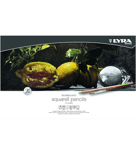 LYRA Rembrandt Polycolor Art Pencils, Set of 72 Pencils, Assorted