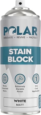 Polar Stain Block Spray 400ml White Primer for Walls Ceilings