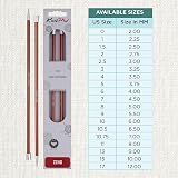 KnitPro Zing Single Pointed Needles 10" 5.50mm (25cm) Aluminium view 4