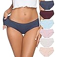 Wealurre Cotton Bikini Women's Breathable Panties Seamless Comfort Underwear