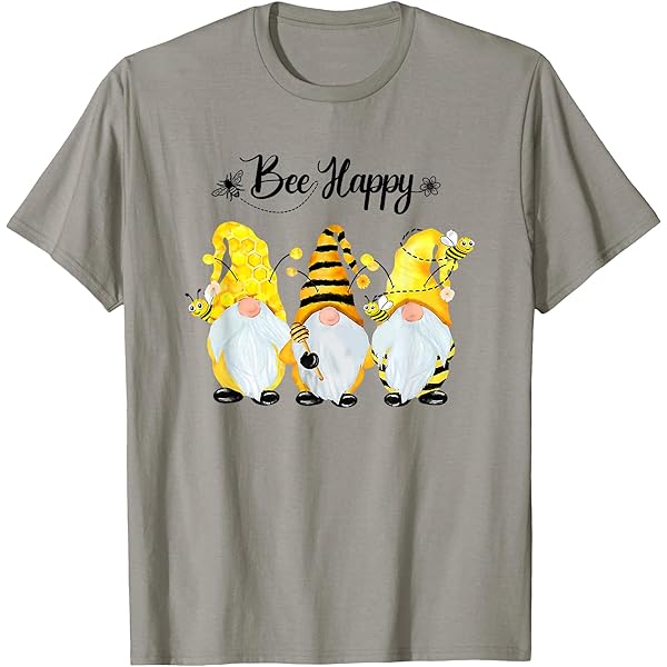 Amazon.com: Be Happy Women Funny Bumblebee Honey Bee Kids Bee