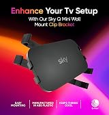 Q-View Sky Q Mini Wall Mount Clip Bracket Made in UK view 2