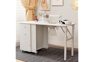 Belandi Foldable Manicure Table Nail Station,Folding Nail Desk Station for Nail Tech w/Electric Downdraft Vent,Lockable Wheels,Foldable Nail Arm Rest,Storage Drawers,Wooden Handles(White2)