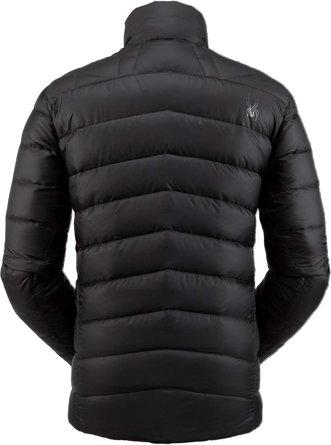 Spyder Men’s Timeless Down Jacket – Paneled Puffy Lightweight Full Zip: Clothing