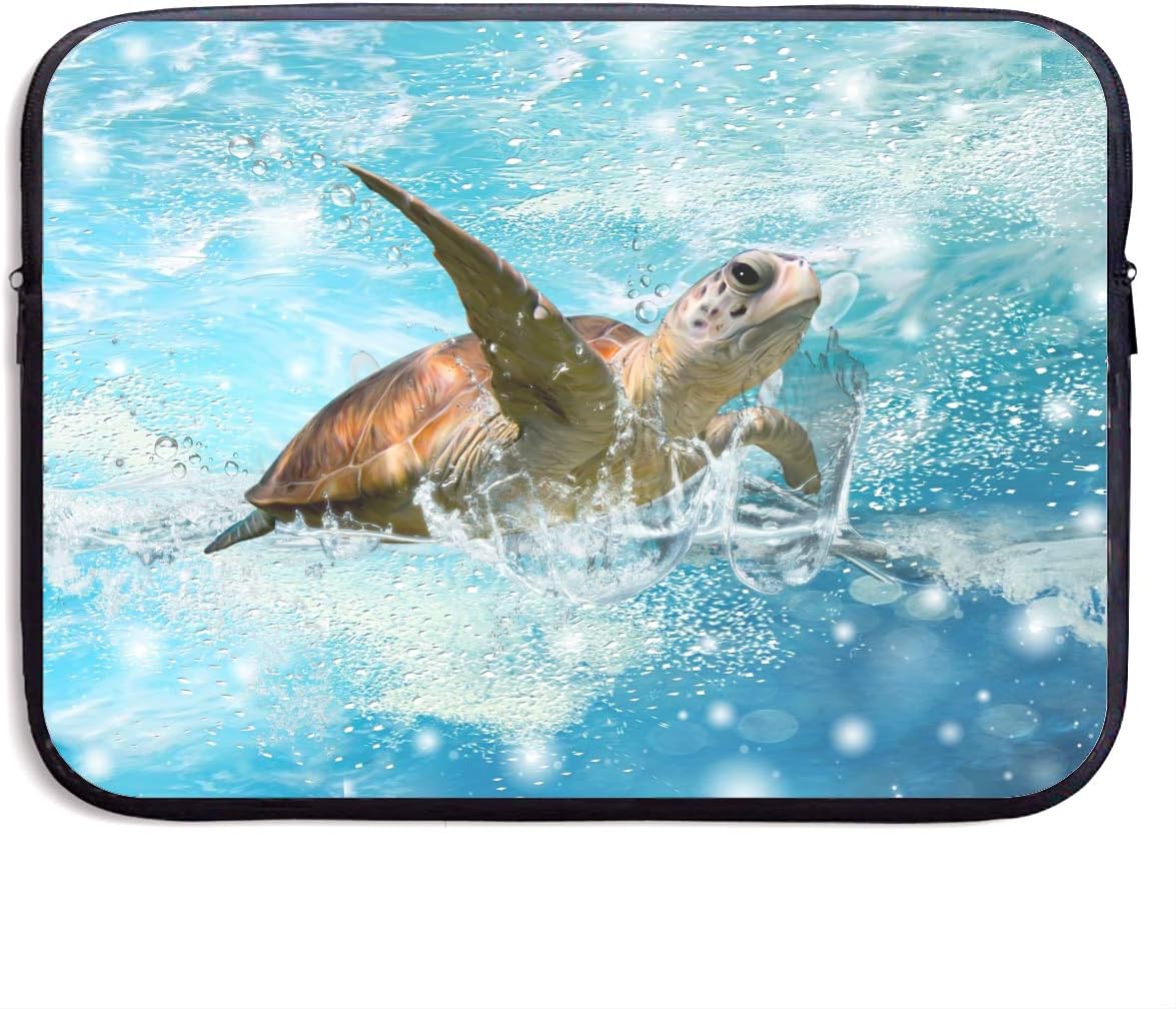 Amazon Co Jp Reteone ファッションコンピューターライナー スリーブケース かわいいウミガメイラストポータブルラップトップ保護バッグカバー ハンドバッグ Macbook Pro Macbook Air Asus Dell用 スポーツ アウトドア