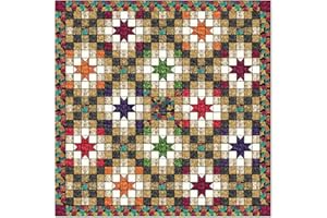 Material Maven Quilt Kit Autumn Nights Striking!