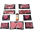 Aged Angus Filet Mignon Top Sirloin NY Strip Ribeye and Premium Ground Beef by Nebraska Star Beef - All Natural Hand Cut and Trimmed - Steak Gift Packages Delivered to Your Door
