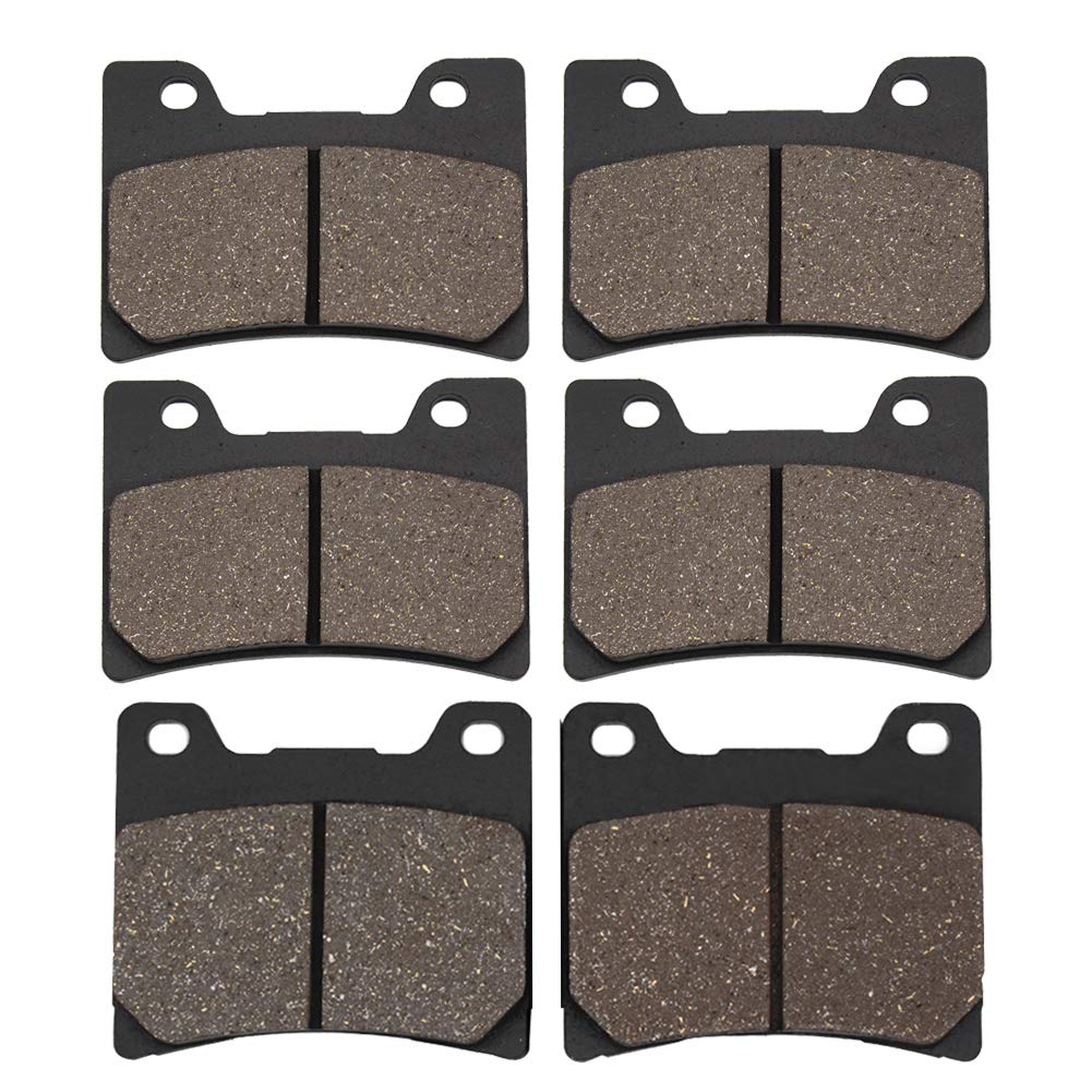 Front And Rear Brake Pads For YAMAHA TDM850 TDM 850 1996-2001 FZR 600 1990-1993 FZR600 R 1994-1995 FZR 1000 EX UP 1989-1990 V-MAX 12 1993-2003 FJ 1200 A ABS 1991-1995